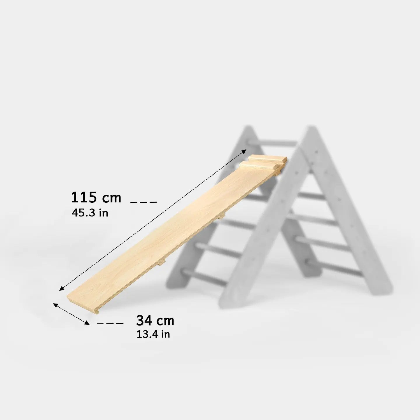 Ensemble - Triangle de Pikler et un grand toboggan à double face BusyKids Europe s.r.o.
