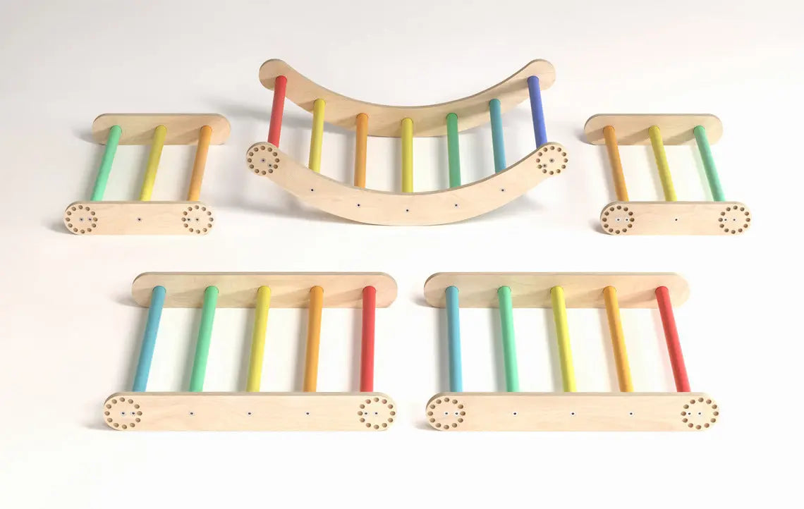 Grand ensemble d’escalade inclinable (mur suédois) BusyKids Europe s.r.o.