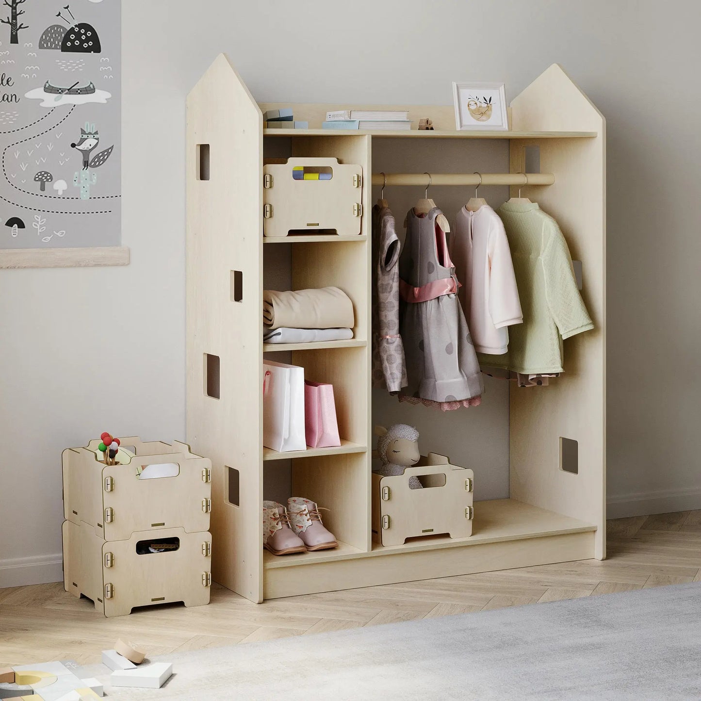Penderie Montessori BusyKids BusyKids Europe s.r.o.
