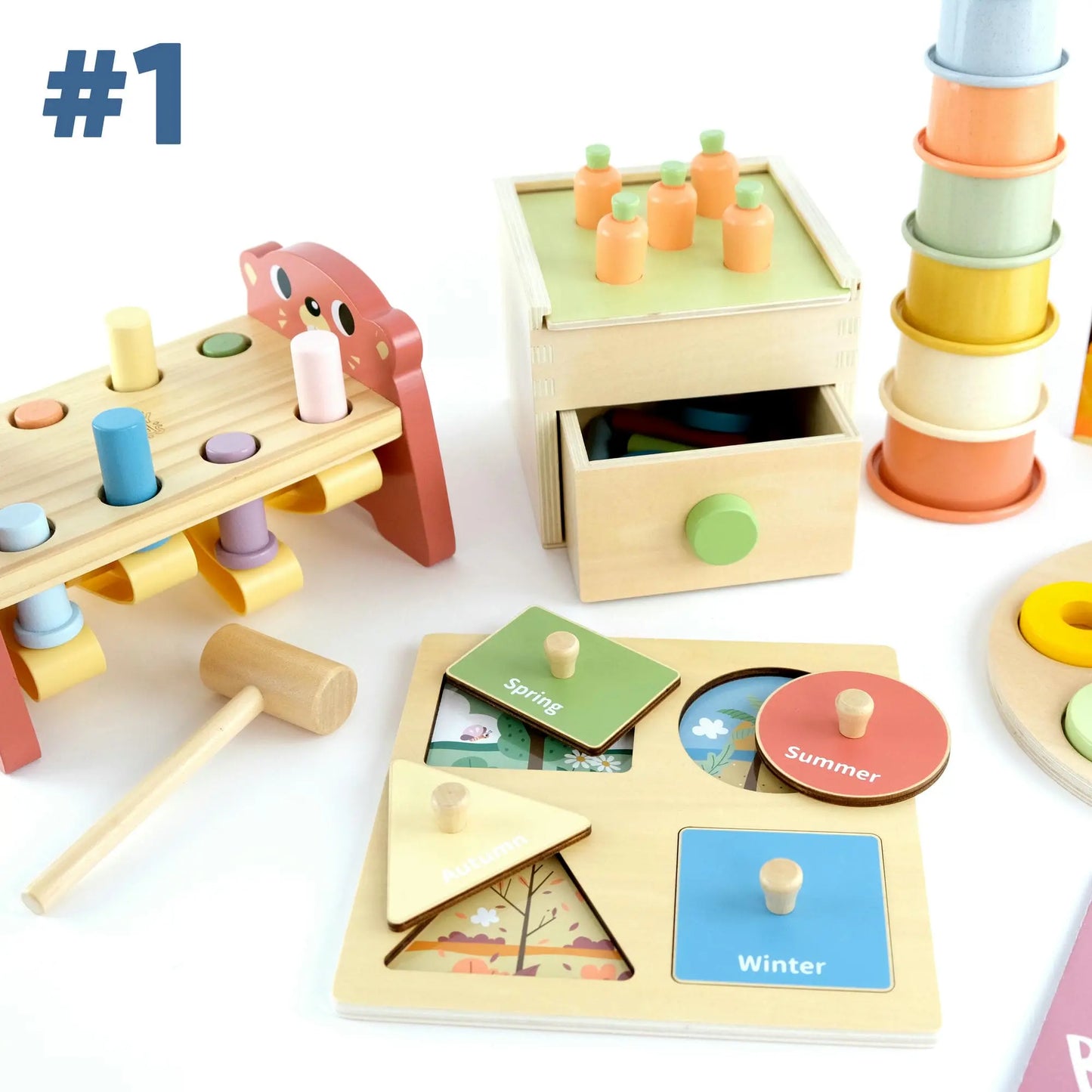 Coffret de Jeu Montessori pour les enfants de 12 à 18 mois BusyKids Europe s.r.o.