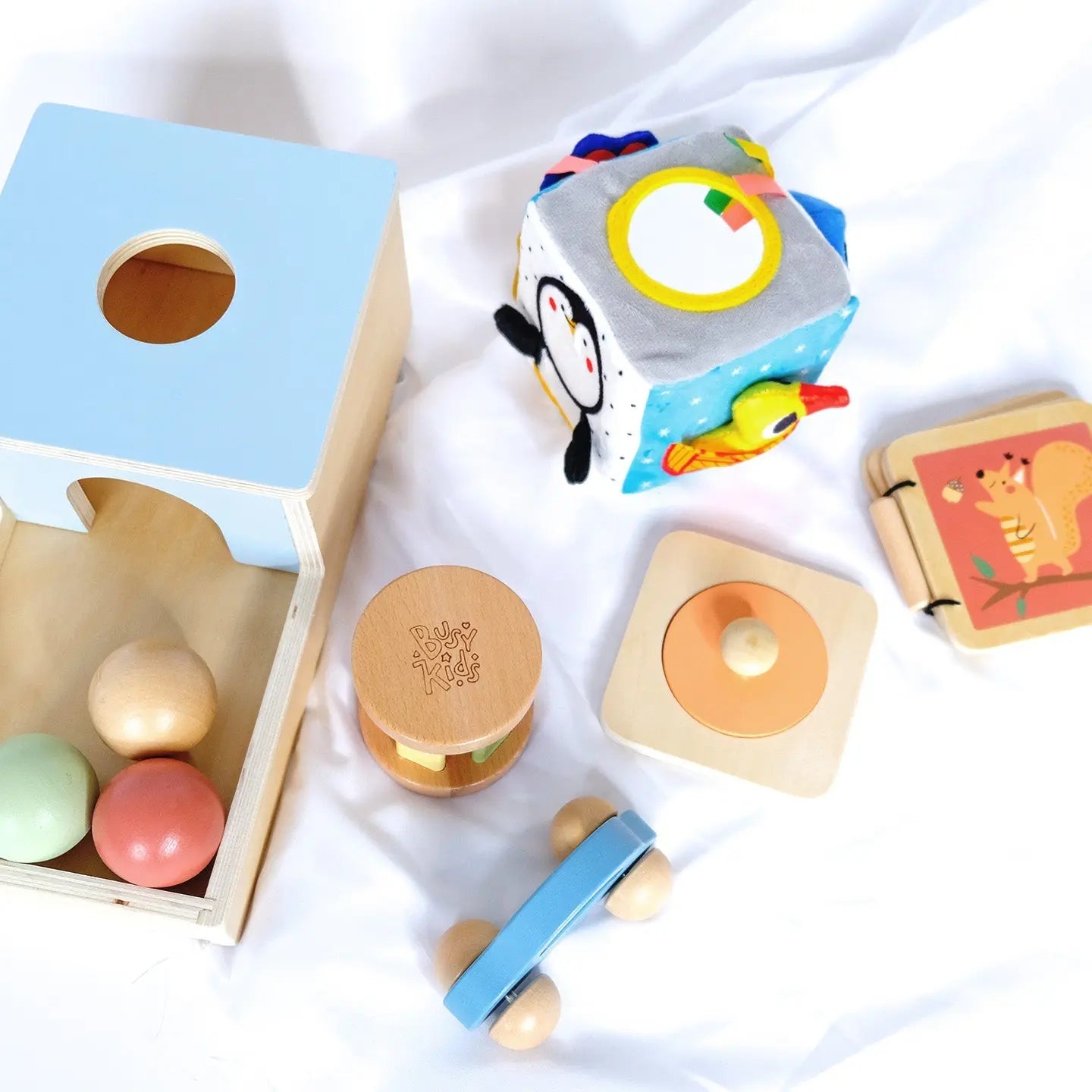 Coffret de Jeu Montessori "BusyKids" pour les enfants de 6 à 12 mois BusyKids Europe s.r.o.