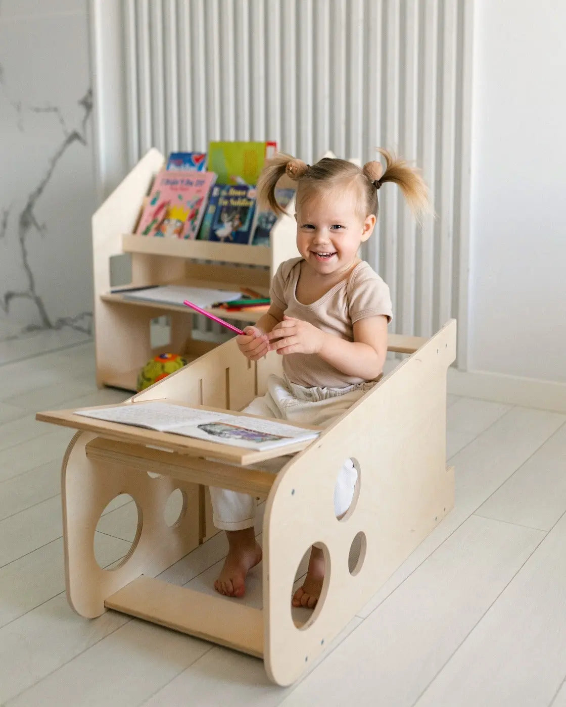 Tour d'observation Montessori 3-en-1 BusyKids Europe s.r.o.