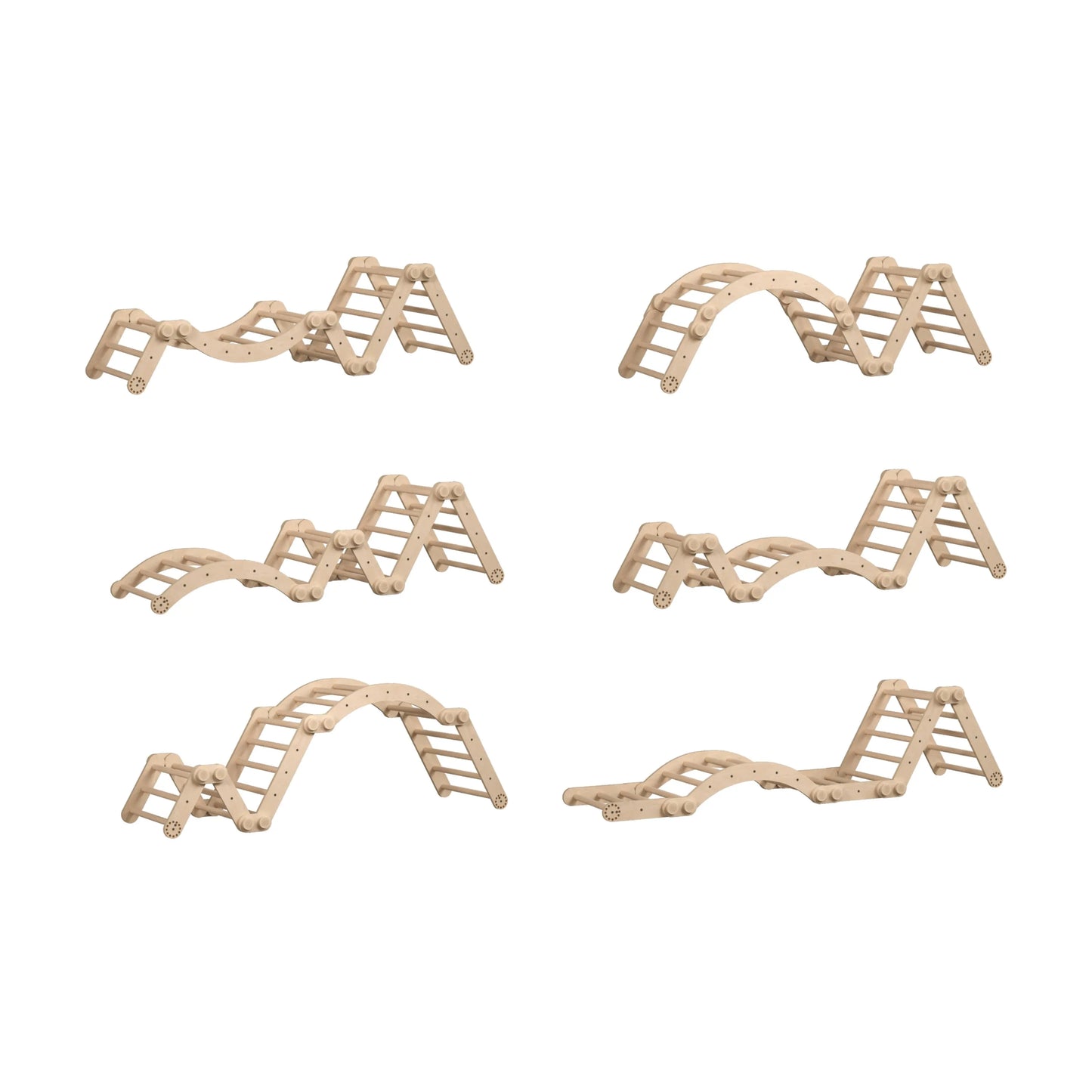 Grand ensemble d’escalade inclinable (mur suédois) BusyKids Europe s.r.o.