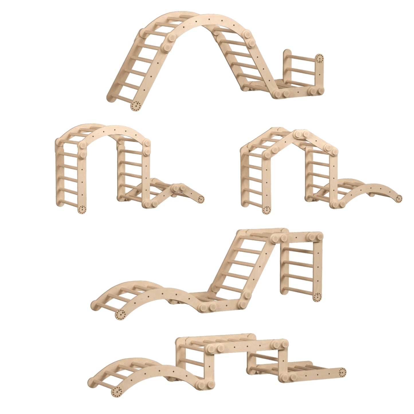 Grand ensemble d’escalade inclinable (mur suédois) BusyKids Europe s.r.o.