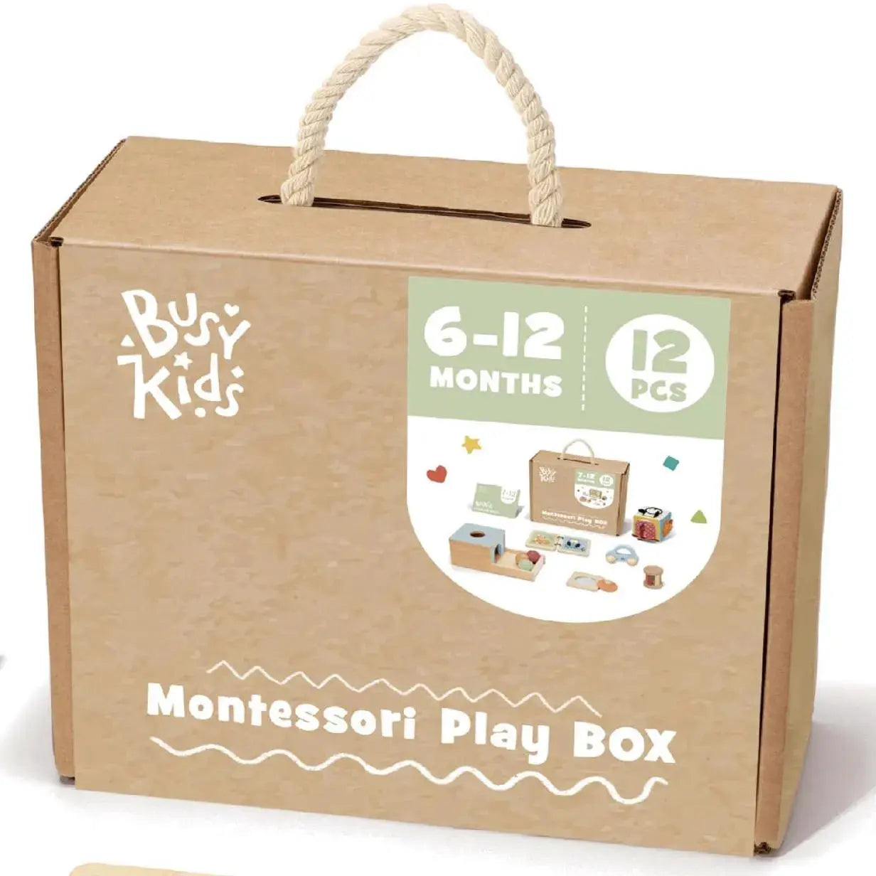 Coffret de Jeu Montessori "BusyKids" pour les enfants de 6 à 12 mois BusyKids Europe s.r.o.