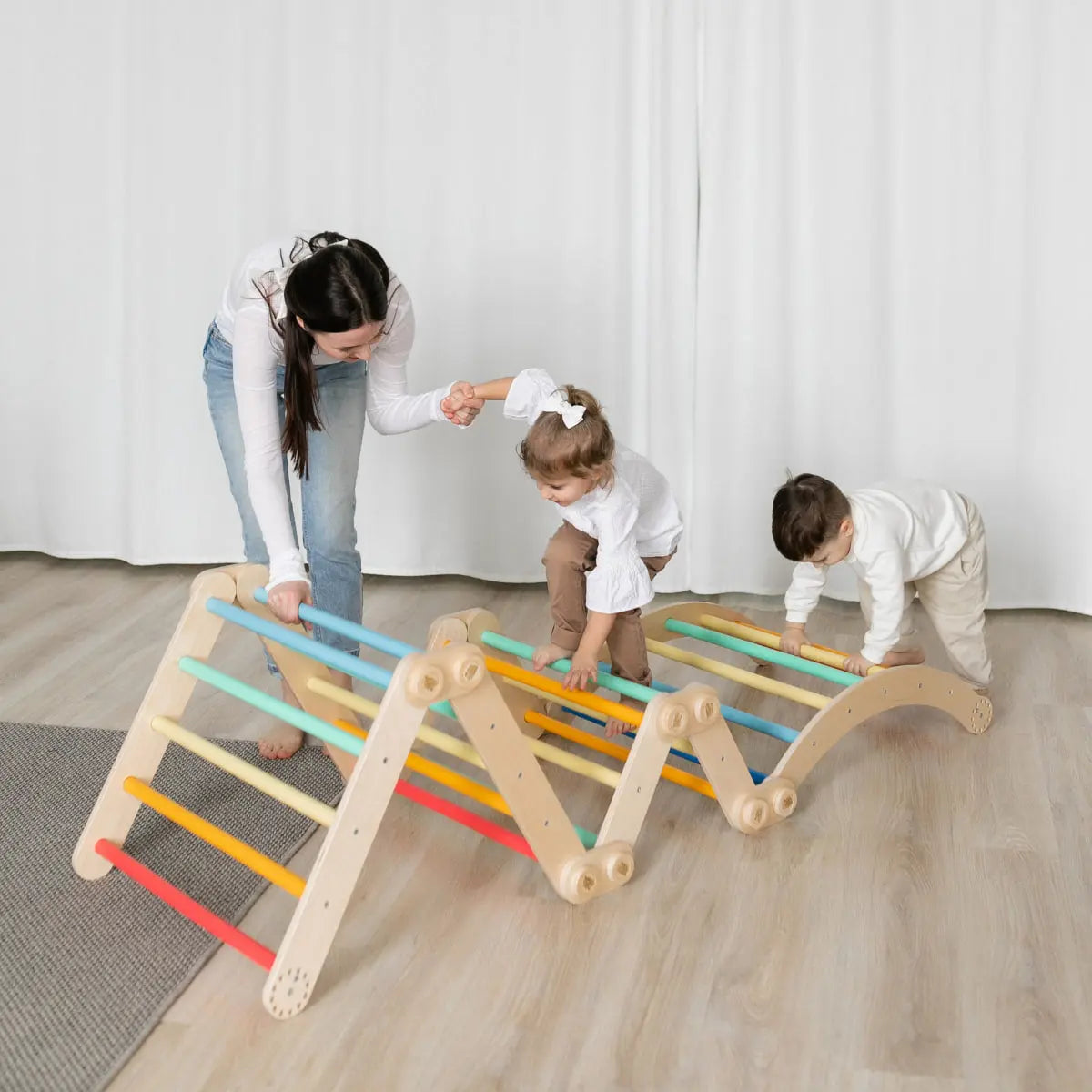 Grand ensemble d’escalade inclinable (mur suédois) BusyKids Europe s.r.o.