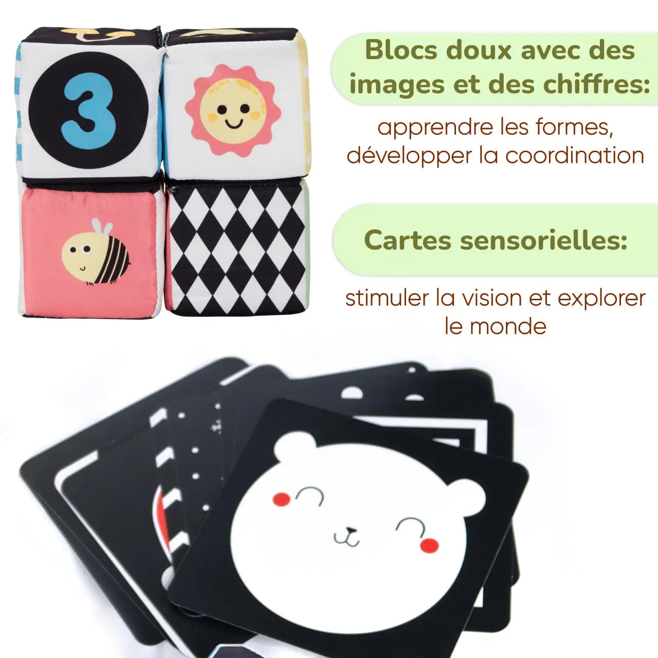 Coffret de Jeu Montessori pour les bébés de 0 à 6 mois BusyKids BusyKids Europe s.r.o.