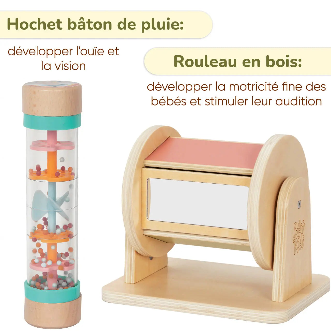 Coffret de Jeu Montessori pour les bébés de 0 à 6 mois BusyKids BusyKids Europe s.r.o.