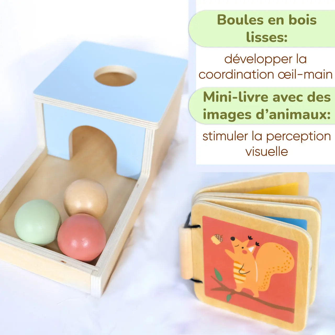 Coffret de Jeu Montessori "BusyKids" pour les enfants de 6 à 12 mois BusyKids Europe s.r.o.