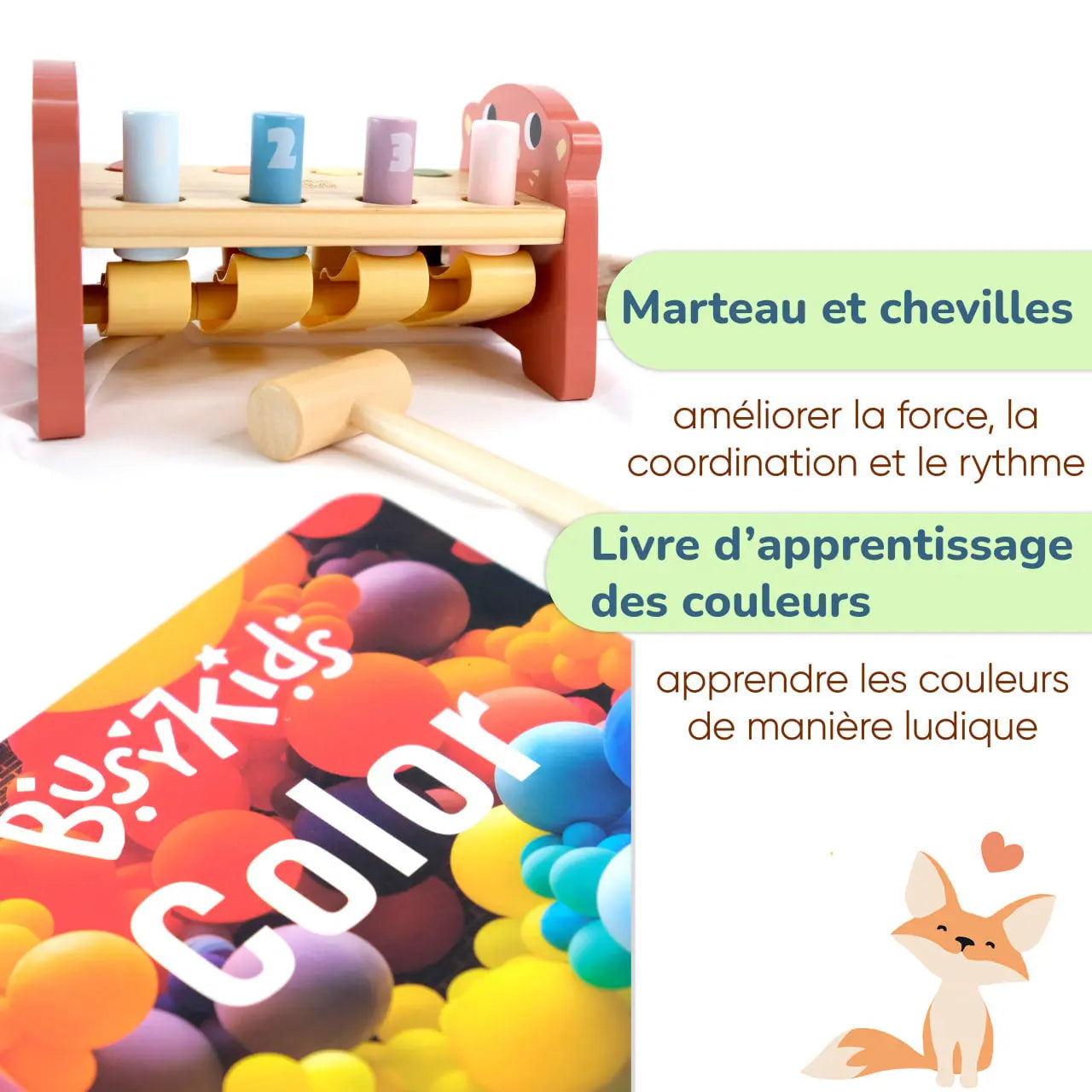 Coffret de Jeu Montessori pour les enfants de 12 à 18 mois BusyKids Europe s.r.o.