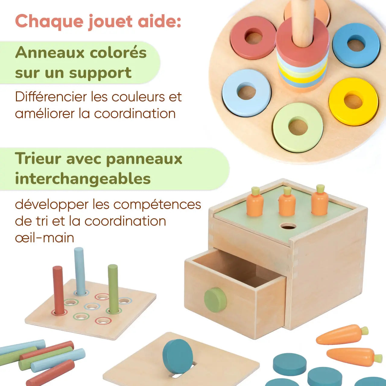 Coffret de Jeu Montessori pour les enfants de 12 à 18 mois BusyKids Europe s.r.o.