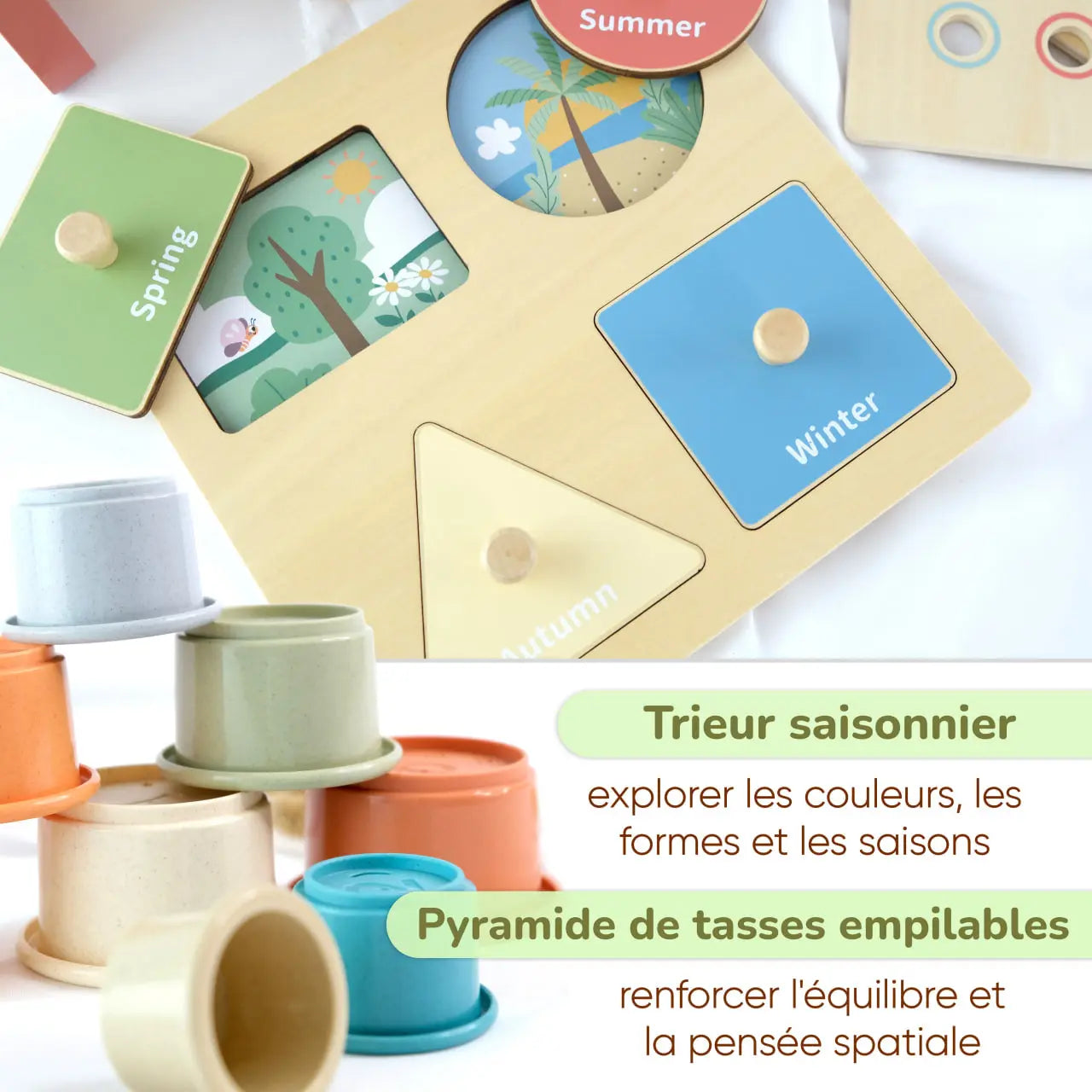 Coffret de Jeu Montessori pour les enfants de 12 à 18 mois BusyKids Europe s.r.o.