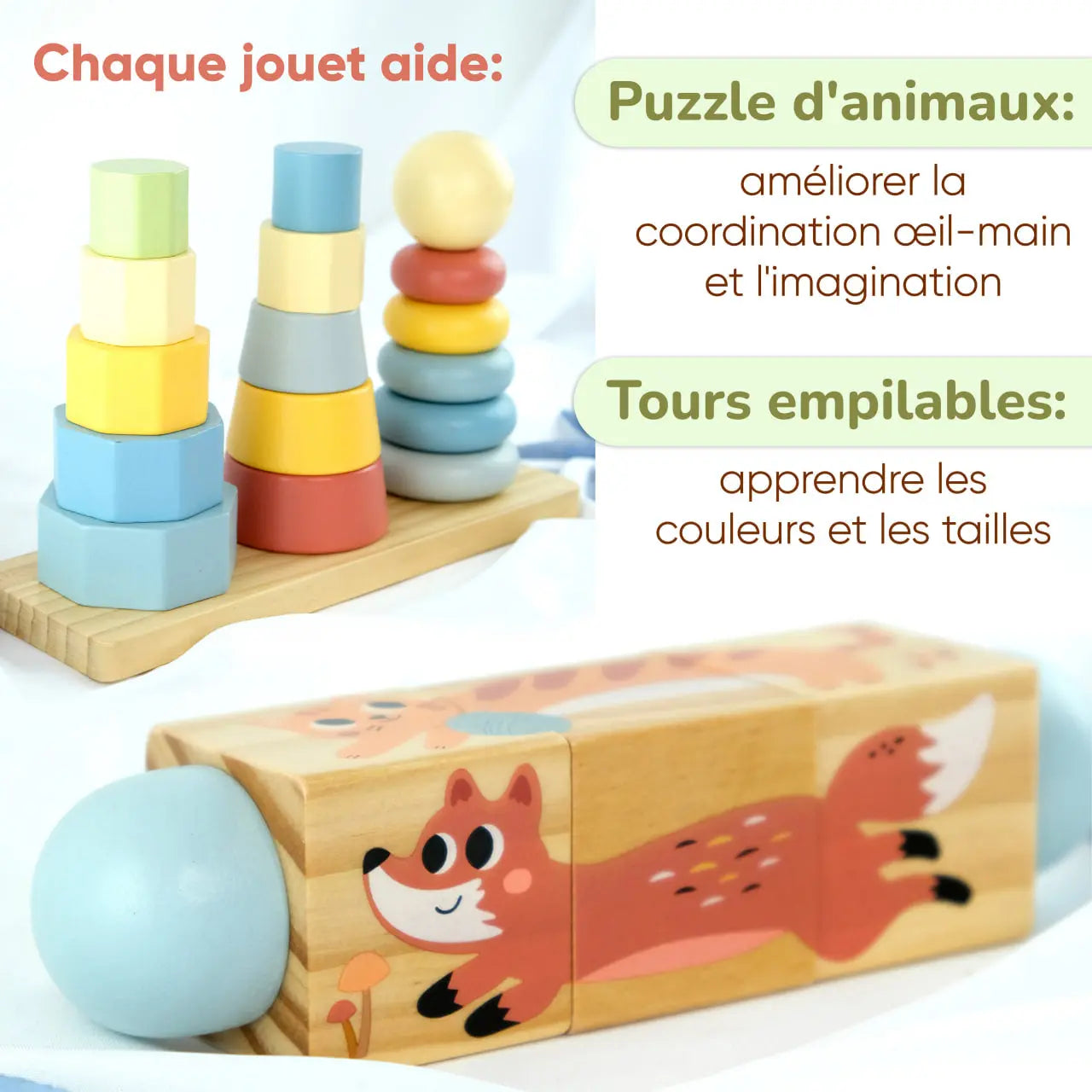 Coffret de Jeu Montessori - ensemble pour les enfants de 18 à 24 BusyKids Europe s.r.o.