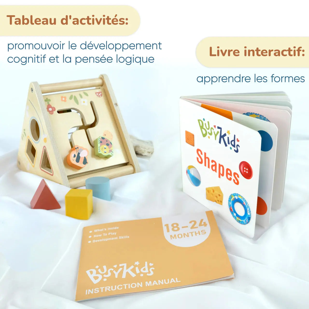 Coffret de Jeu Montessori - ensemble pour les enfants de 18 à 24 BusyKids Europe s.r.o.