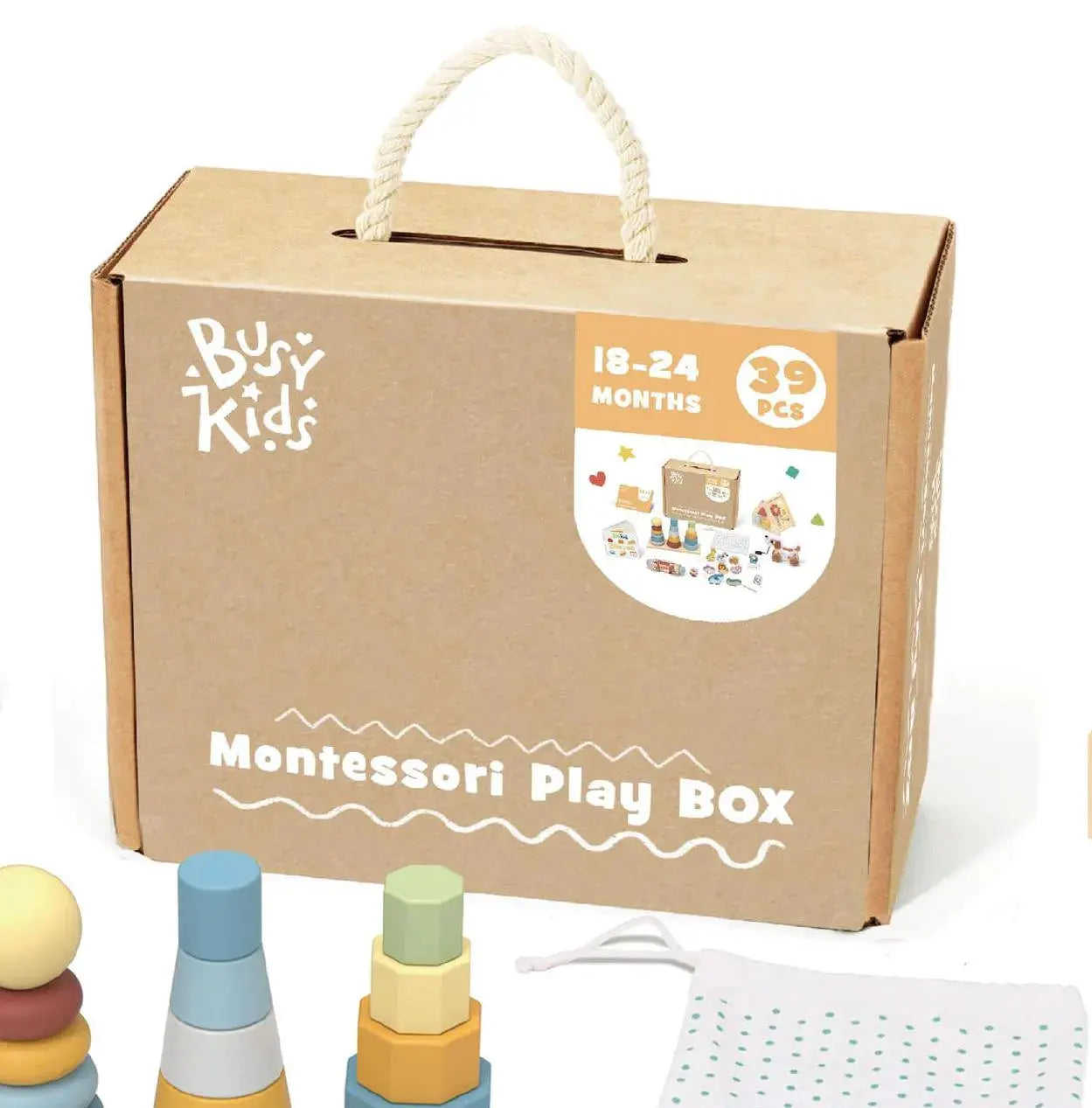Coffret de Jeu Montessori - ensemble pour les enfants de 18 à 24 BusyKids Europe s.r.o.
