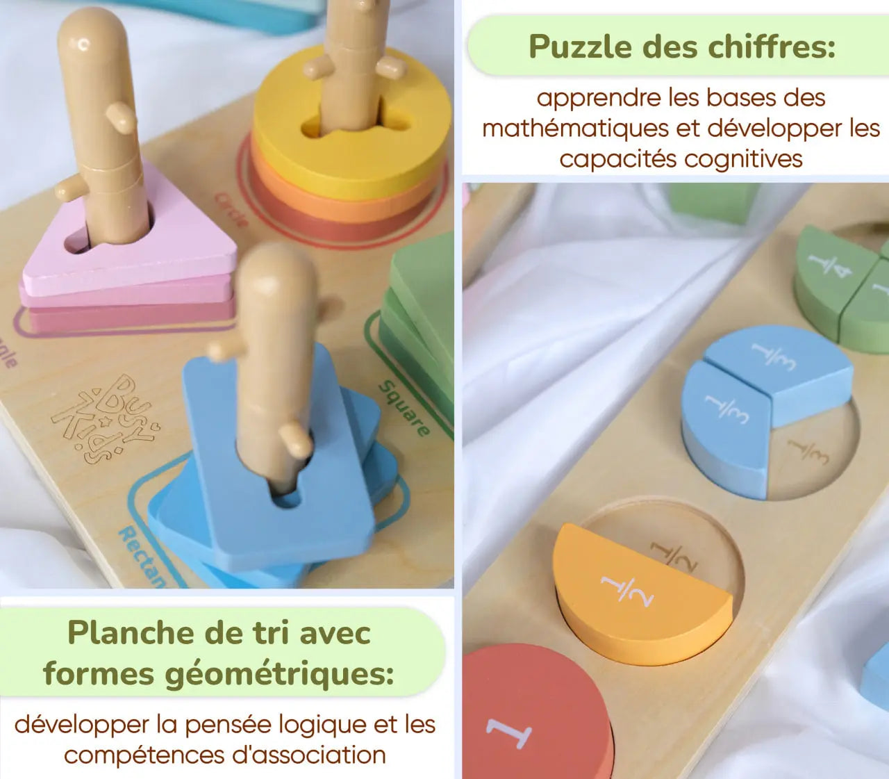 Coffret de Jeu Montessori pour les enfants de 24 à 36 mois BusyKids BusyKids Europe s.r.o.
