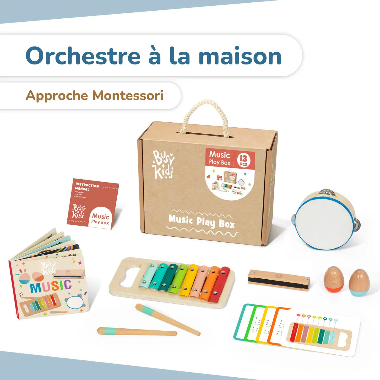Coffret de Jeu Musical Montessori BusyKids BusyKids Europe s.r.o.