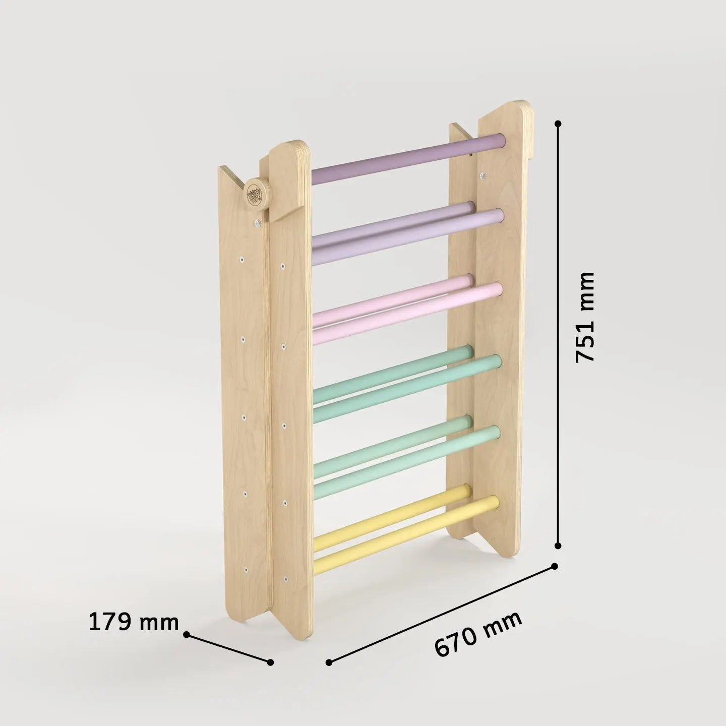 Ensemble - Triangle de Pikler et un grand toboggan à double face BusyKids Europe s.r.o.