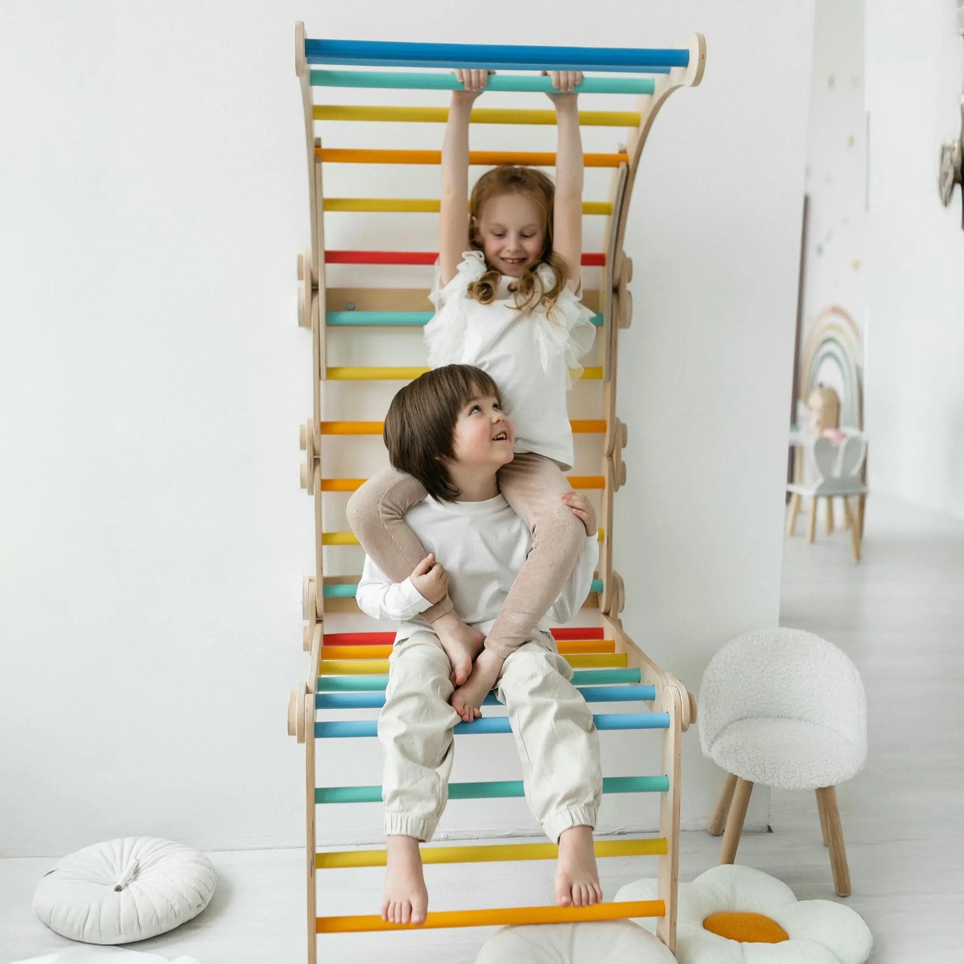 Grand ensemble d’escalade inclinable (mur suédois) BusyKids Europe s.r.o.