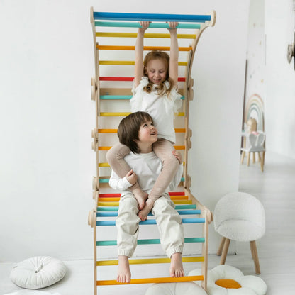 Grand ensemble d’escalade inclinable (mur suédois) BusyKids Europe s.r.o.