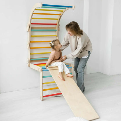 Grand toboggan en bois Busykids
