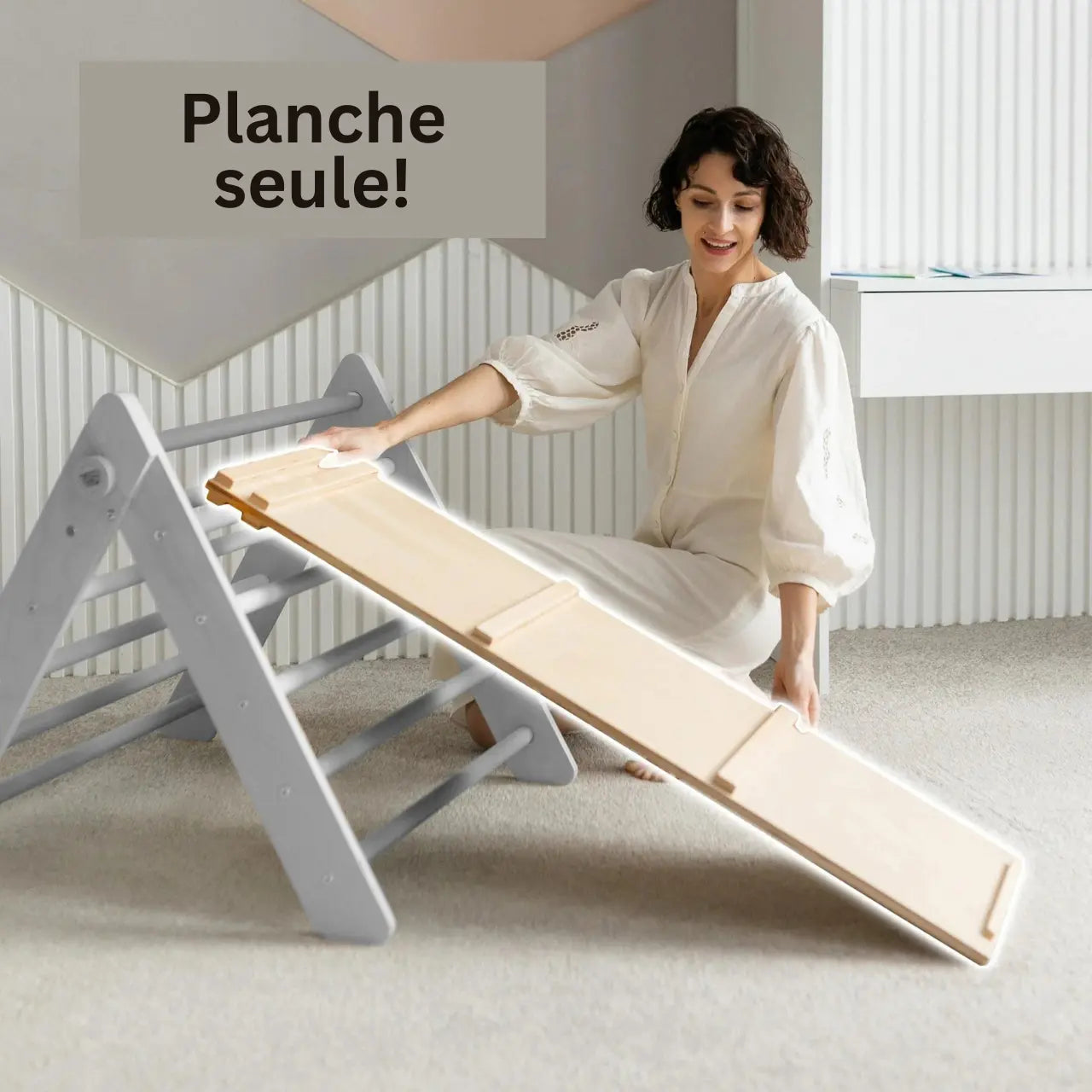 Grand toboggan en bois Busykids