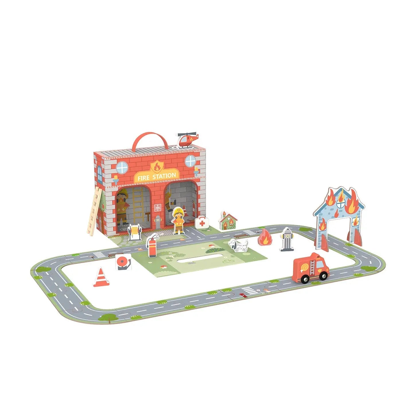 Jeux montessori mobile "Station de Pompiers" BusyKids" BusyKids Europe s.r.o.