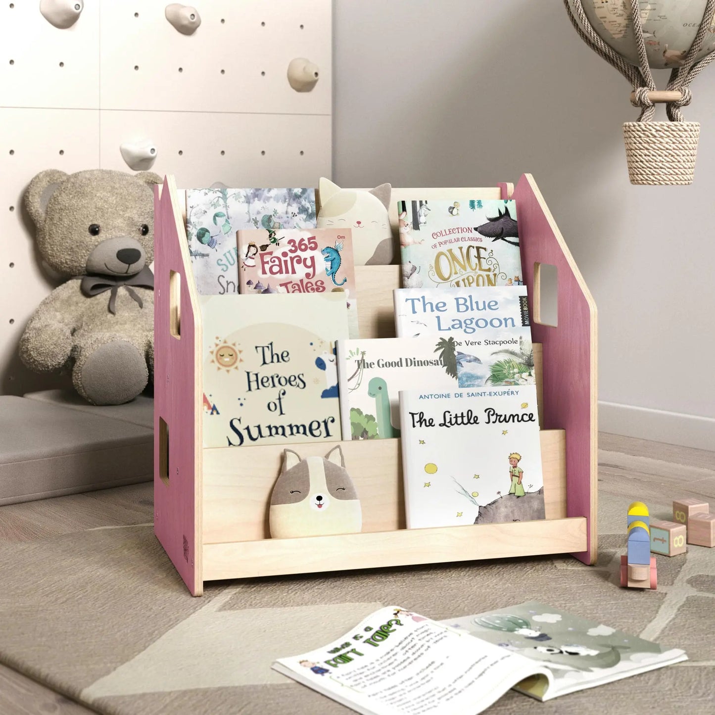 Bibliothèque enfant - Couleur bleu clair BusyKids Europe s.r.o.