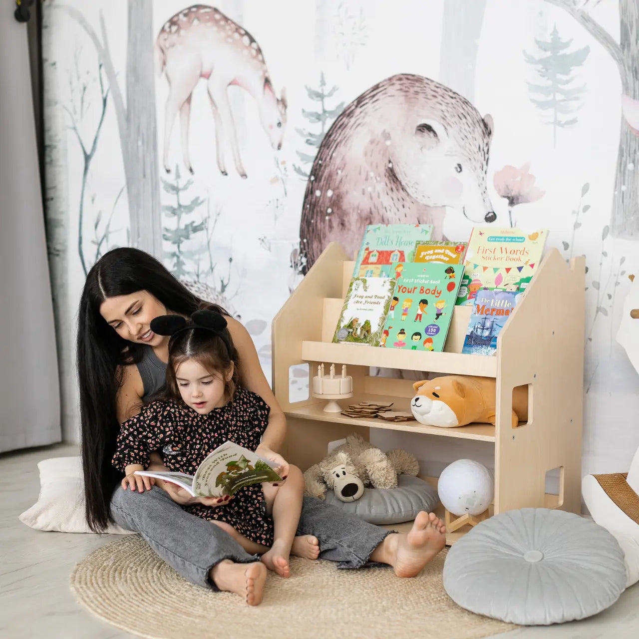 Étagère Montessori 2 en 1 polyvalente BusyKids Europe s.r.o.