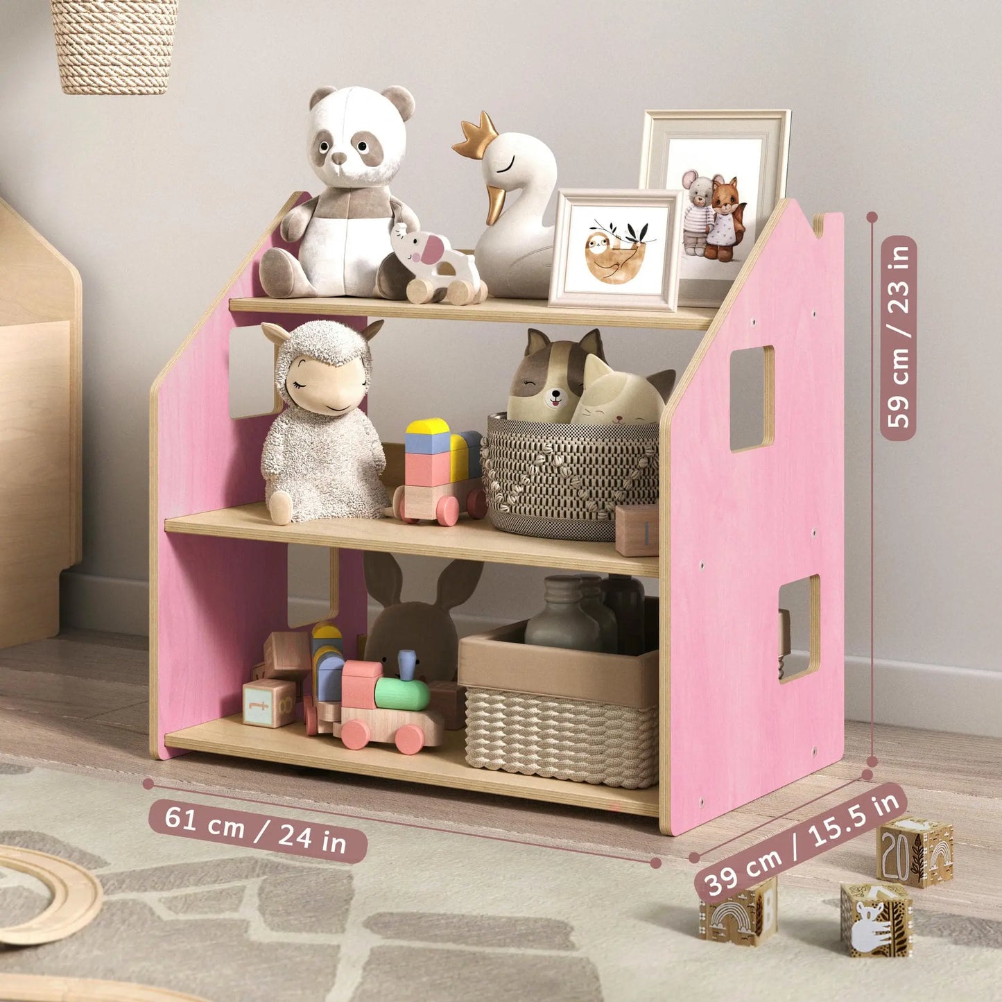 Étagère à jouets - Couleur bleu clair BusyKids Europe s.r.o.