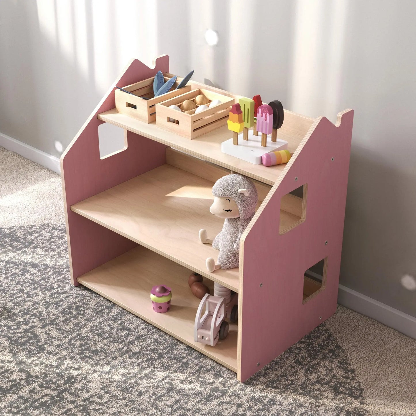 Étagère à jouets - Couleur bleu clair BusyKids Europe s.r.o.
