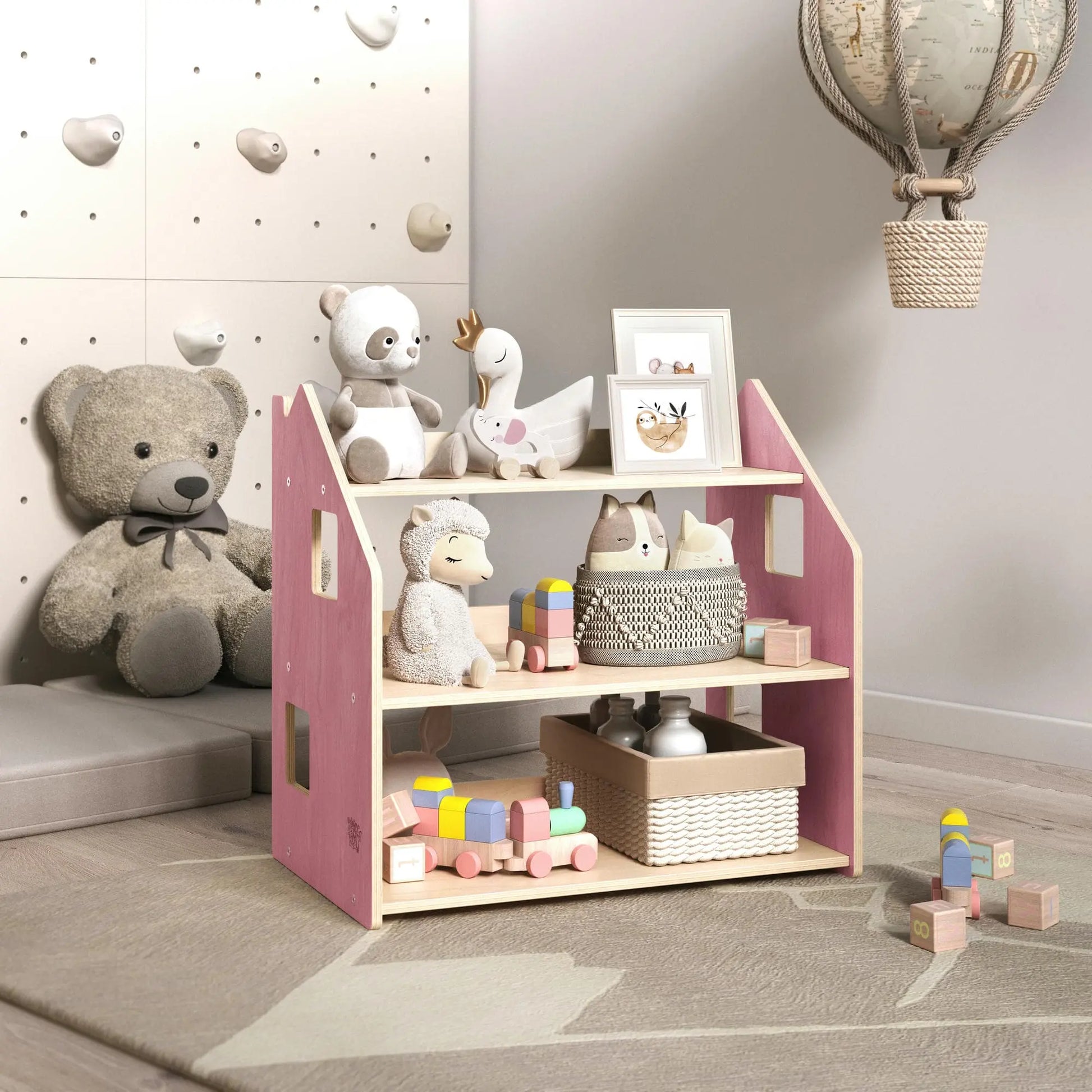 Étagère à jouets - Couleur bleu clair BusyKids Europe s.r.o.