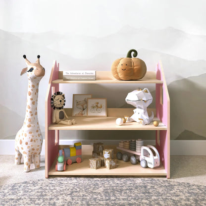 Ensemble - Bibliothèque enfant + Étagère à jouets - Couleur bleu clair BusyKids Europe s.r.o.