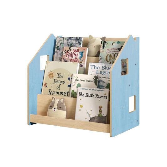 Bibliothèque enfant - Couleur bleu clair