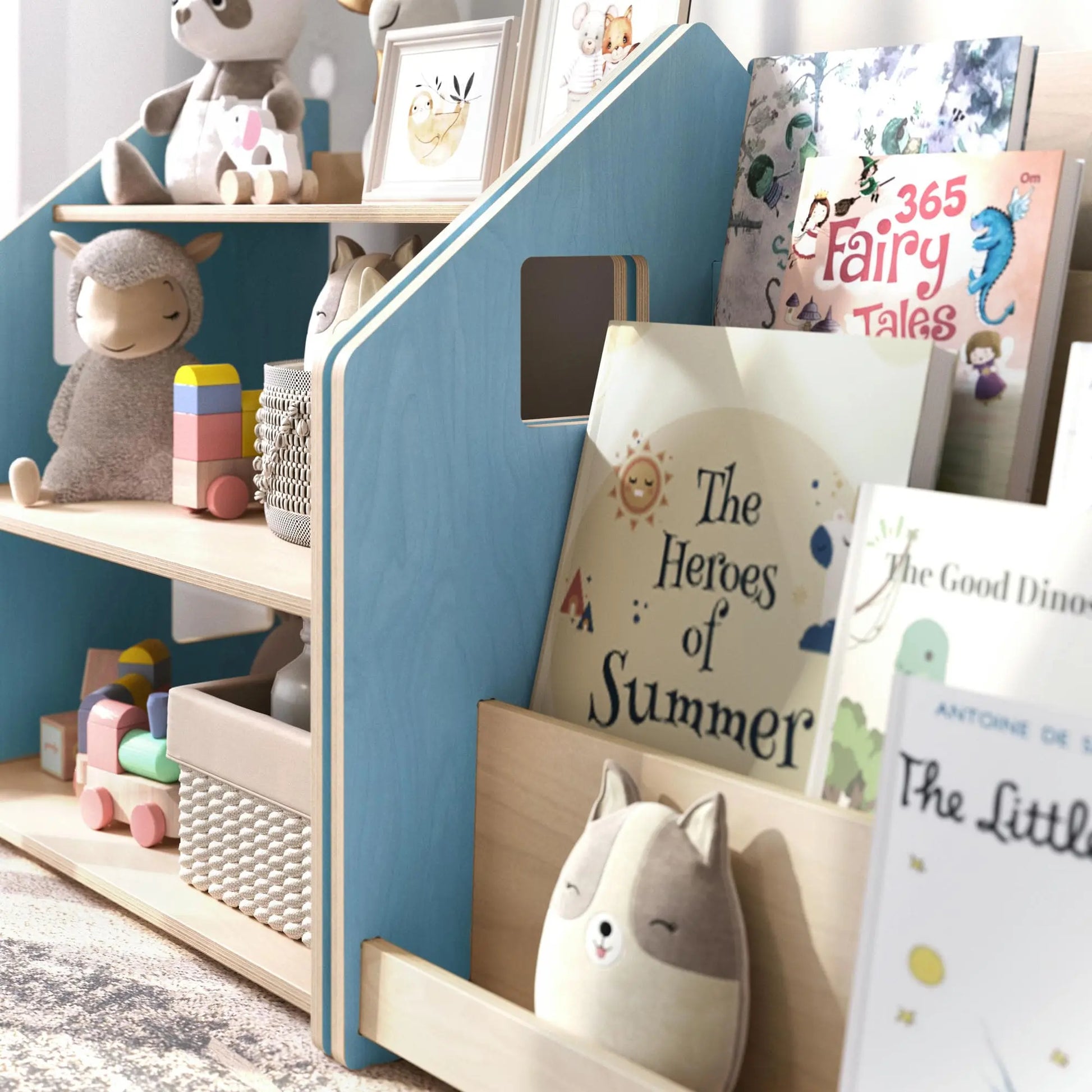 Étagère à jouets - Couleur bleu clair BusyKids Europe s.r.o.
