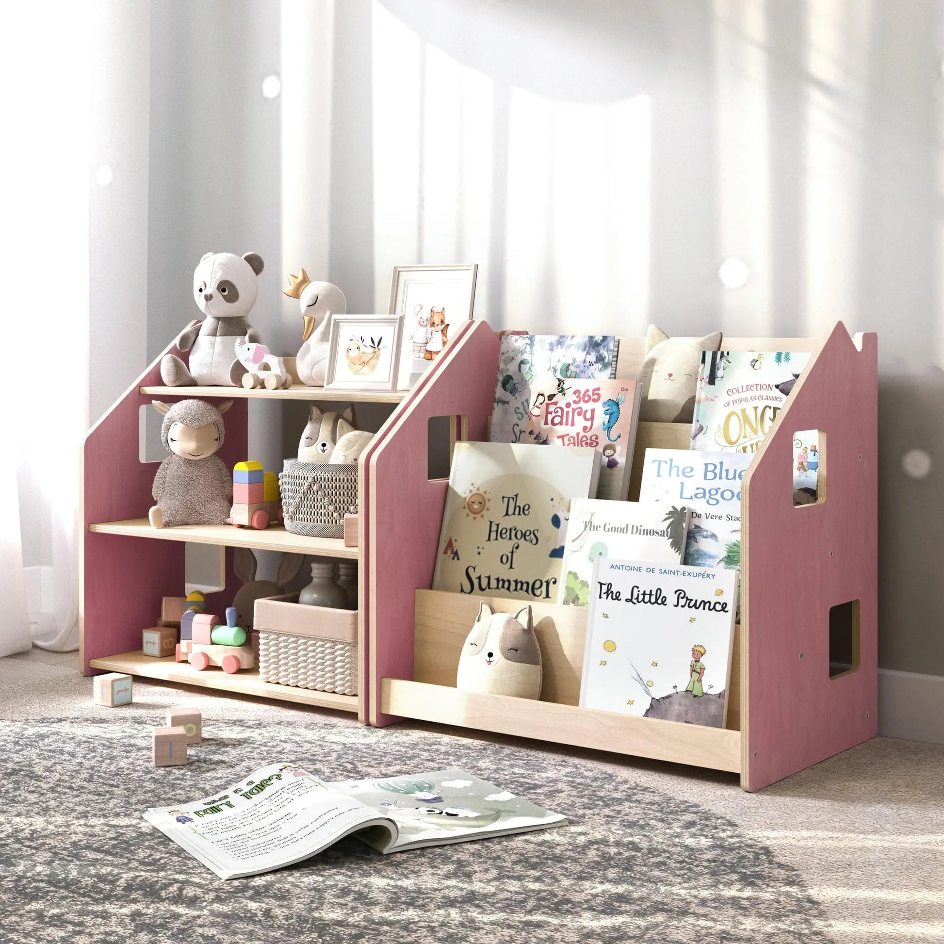 Étagère à jouets - Couleur bleu clair BusyKids Europe s.r.o.