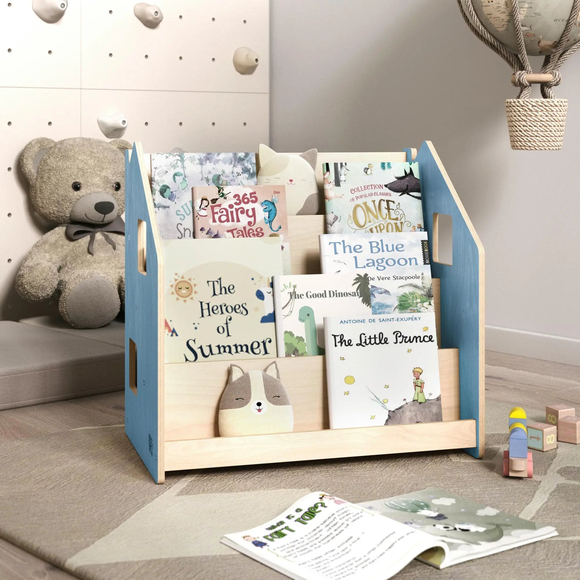 Bibliothèque enfant - Couleur bleu clair BusyKids Europe s.r.o.