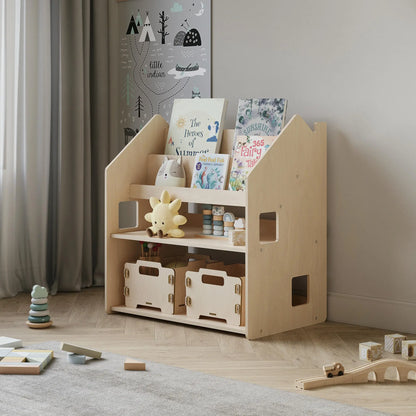 Étagère Montessori 2 en 1 polyvalente BusyKids Europe s.r.o.