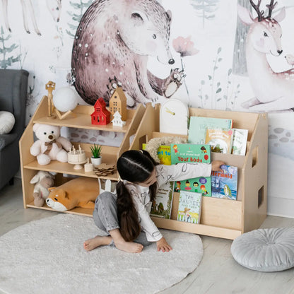Ensemble - Bibliothèque enfant + Étagère à jouets - édition limitée BusyKids Europe s.r.o.