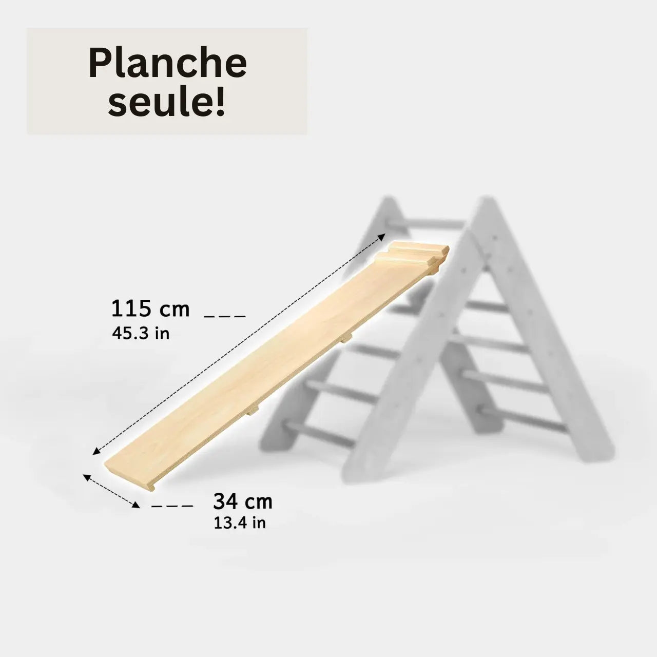 Grand toboggan en bois Busykids