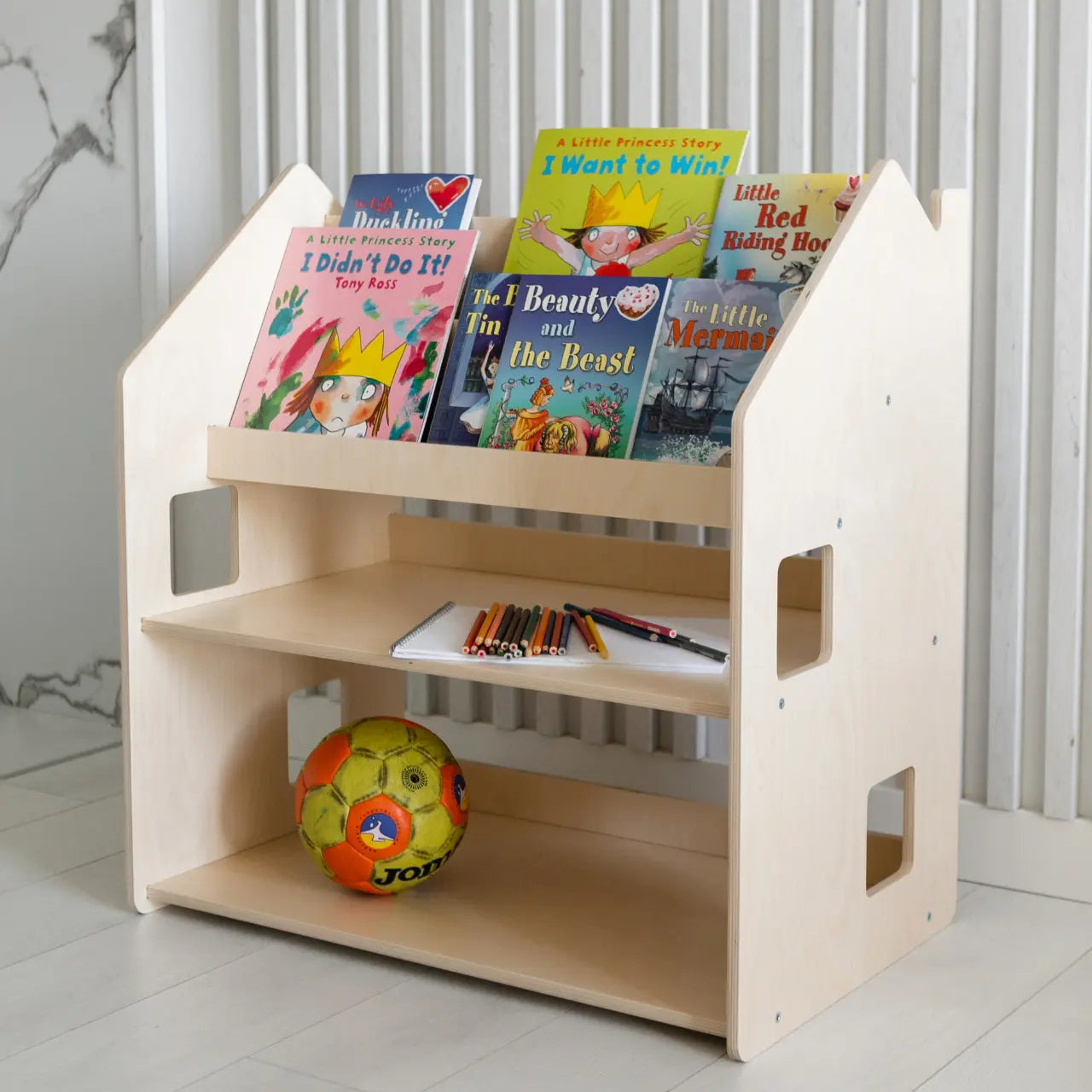 Étagère Montessori 2 en 1 polyvalente BusyKids Europe s.r.o.