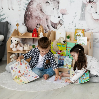 Ensemble - Bibliothèque enfant + Étagère à jouets - édition limitée BusyKids Europe s.r.o.