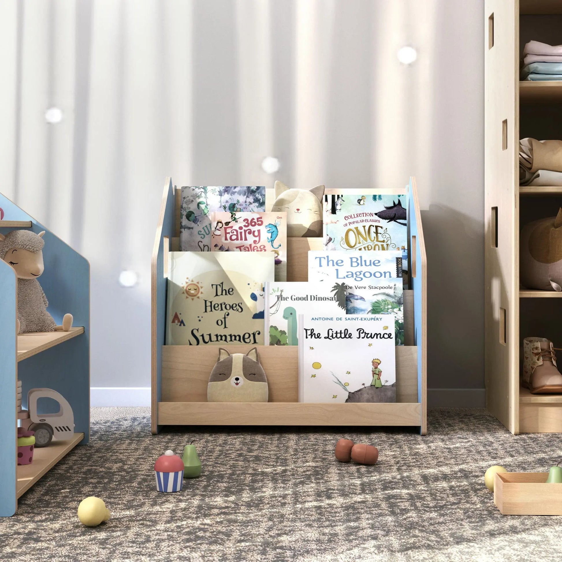 Bibliothèque enfant - Couleur bleu clair BusyKids Europe s.r.o.