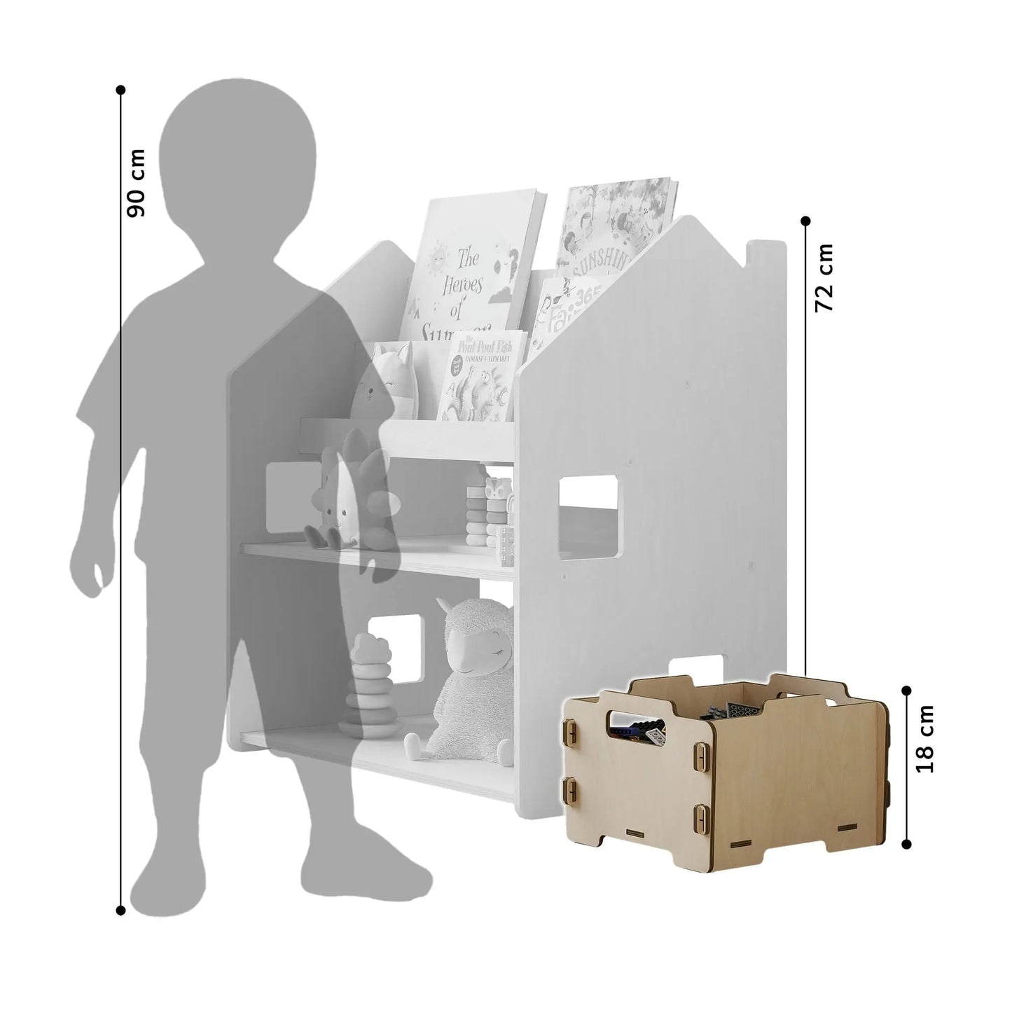 Boîte de rangement pour jouets BusyKids