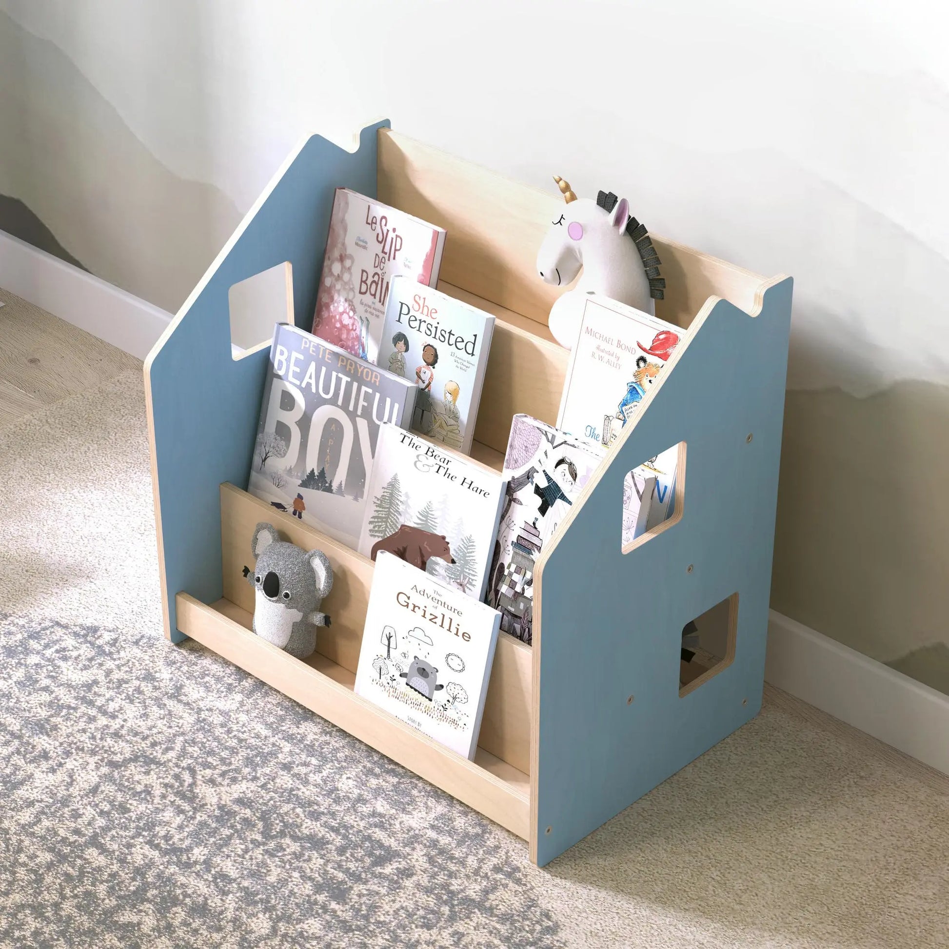 Bibliothèque enfant - Couleur bleu clair BusyKids Europe s.r.o.