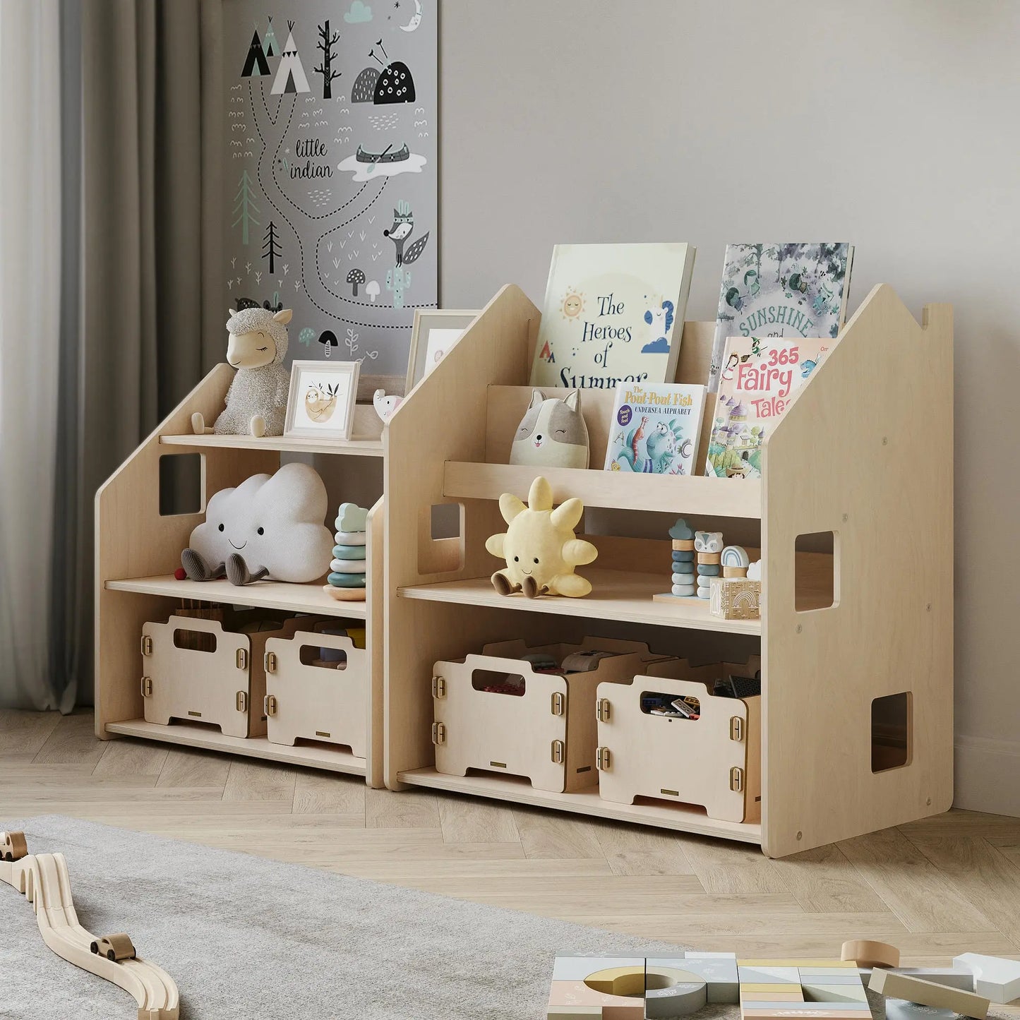 Boîte de rangement pour jouets BusyKids