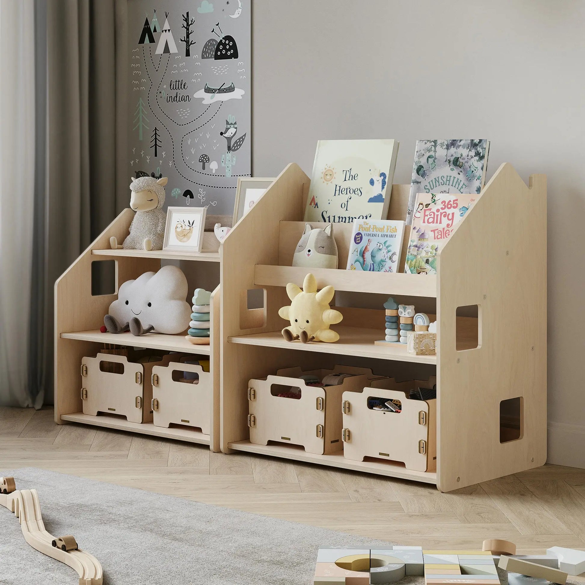 Boîte de rangement pour jouets BusyKids