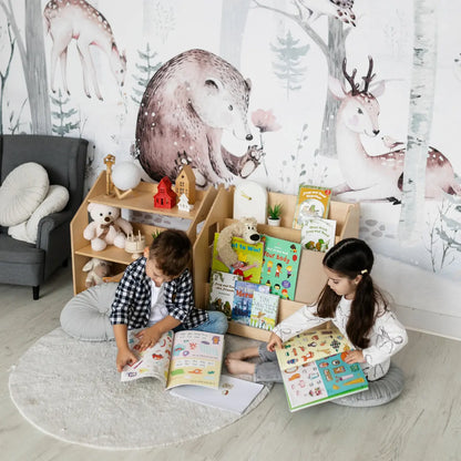 Ensemble - Bibliothèque enfant + Étagère à jouets - édition limitée BusyKids Europe s.r.o.