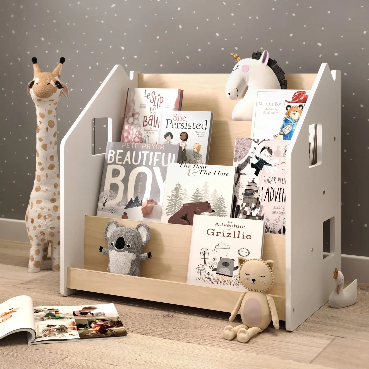 Bibliothèque enfant - Couleur blanche BusyKids Europe s.r.o.