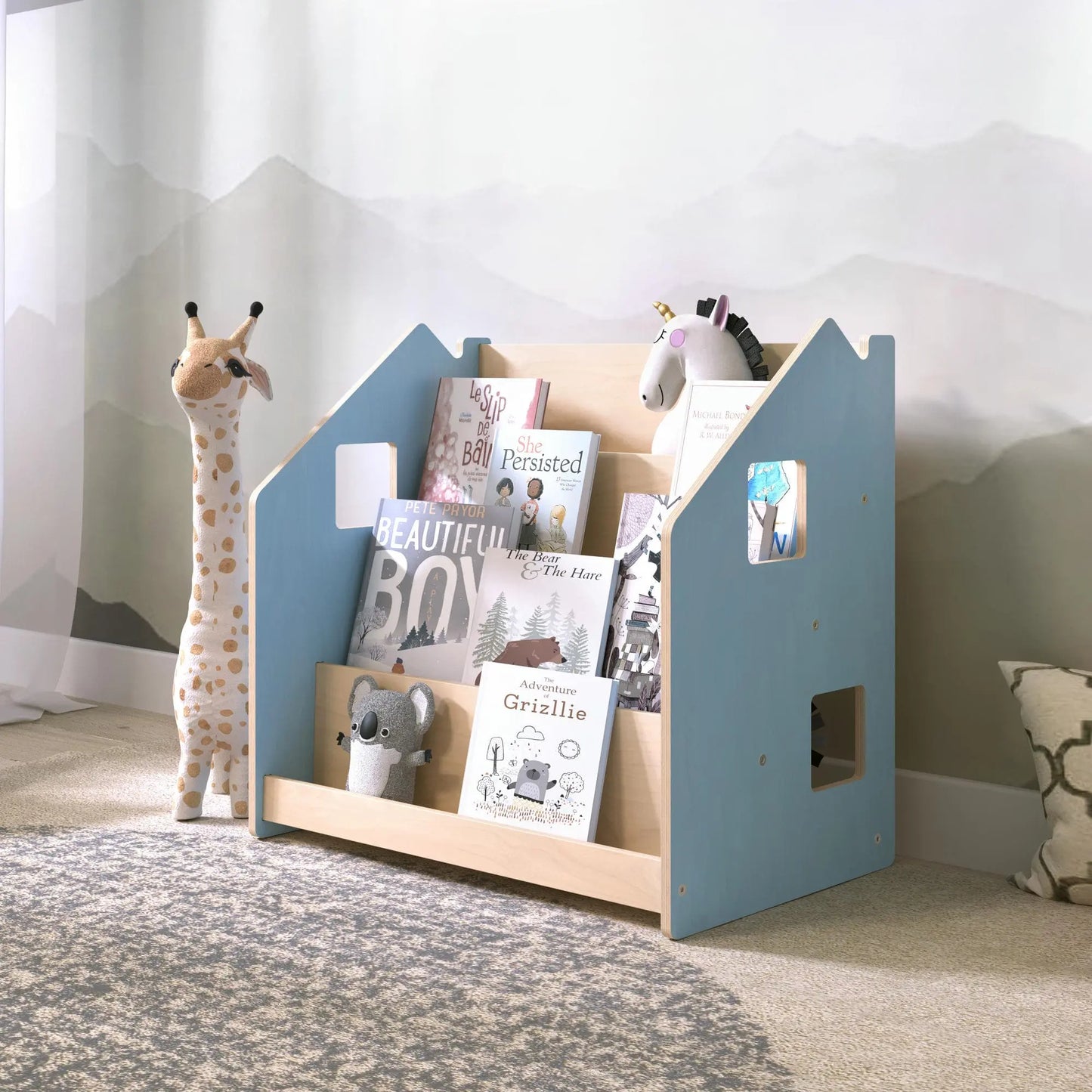 Bibliothèque enfant - Couleur bleu clair BusyKids Europe s.r.o.